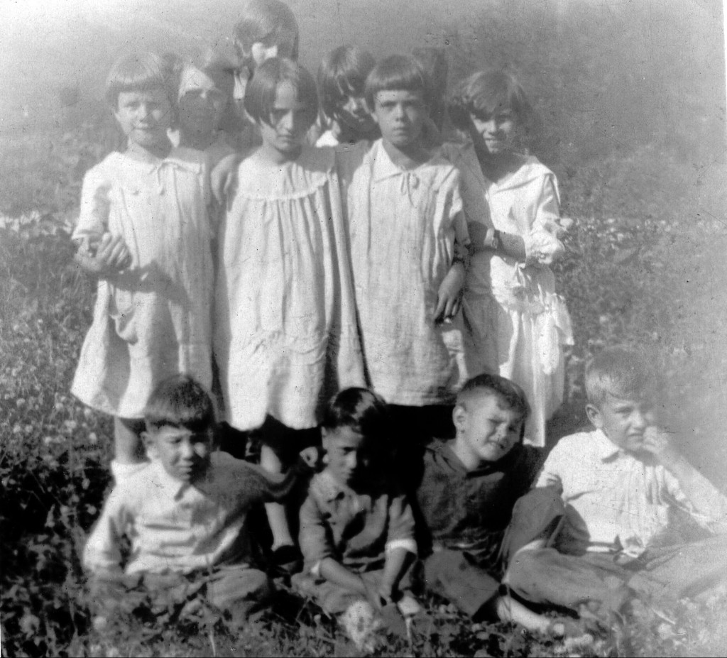 genealogy courses - Ernest Rebelato is second from the right. circa 1930