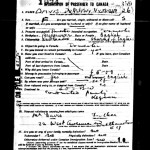 Davis Family Tree - Davis, Dorothy 1924 Immigration Papers