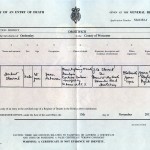 Speake Family Tree - Herbert Sheward 1906 Death Certificate