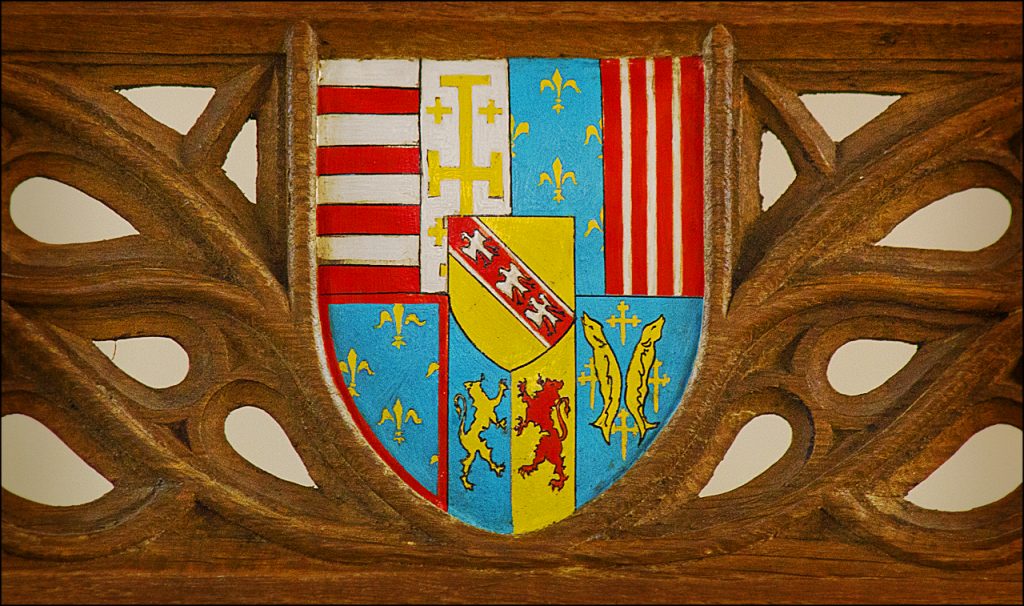 Coat of Arms from the Queen's Chair in the Great Hall, Stirling Castle